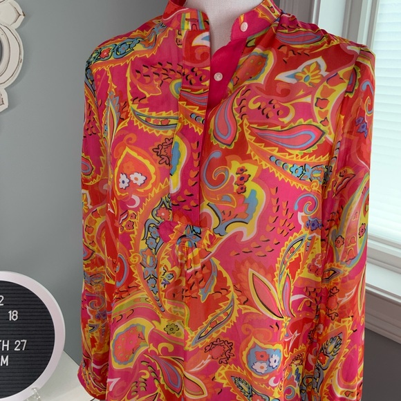 Anne Klein Tunic Size 2 - Picture 3 of 8